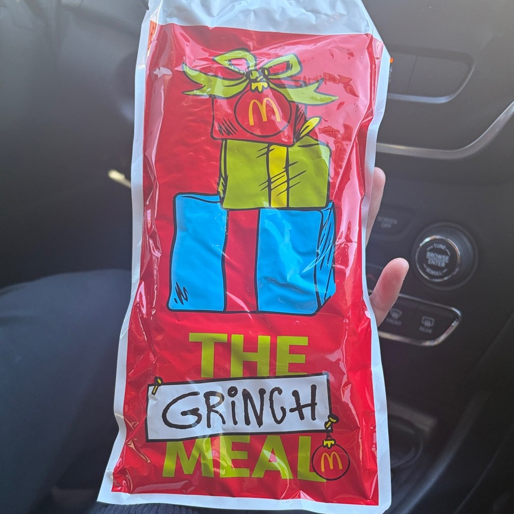 McDonald's Grinch socks